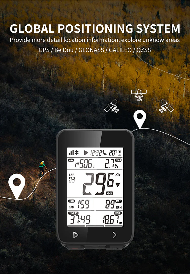 Ciclocomputador GPS iGPSPORT iGS320 - Image 12