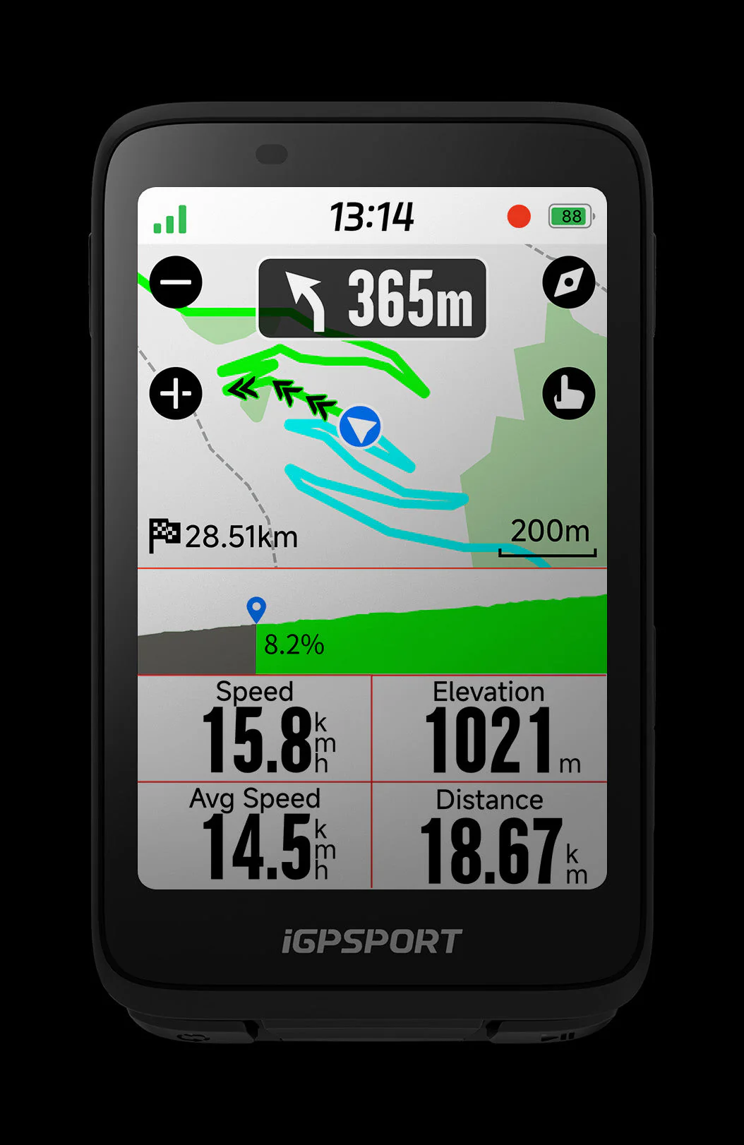 Ciclocomputador iGPSPORT BiNavi Pantalla Táctil - Image 9