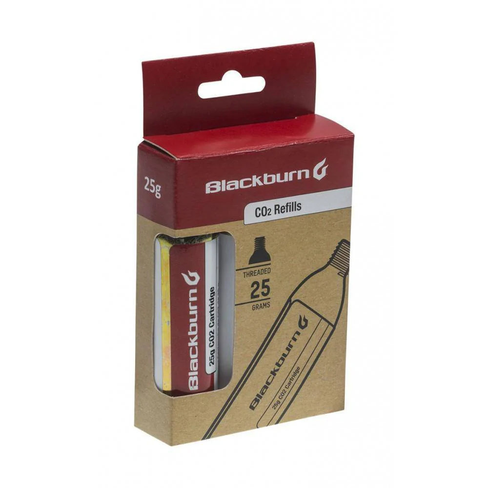 CO2 25 G Pack 3U Bombín de Bicicleta Dorado Blackburn