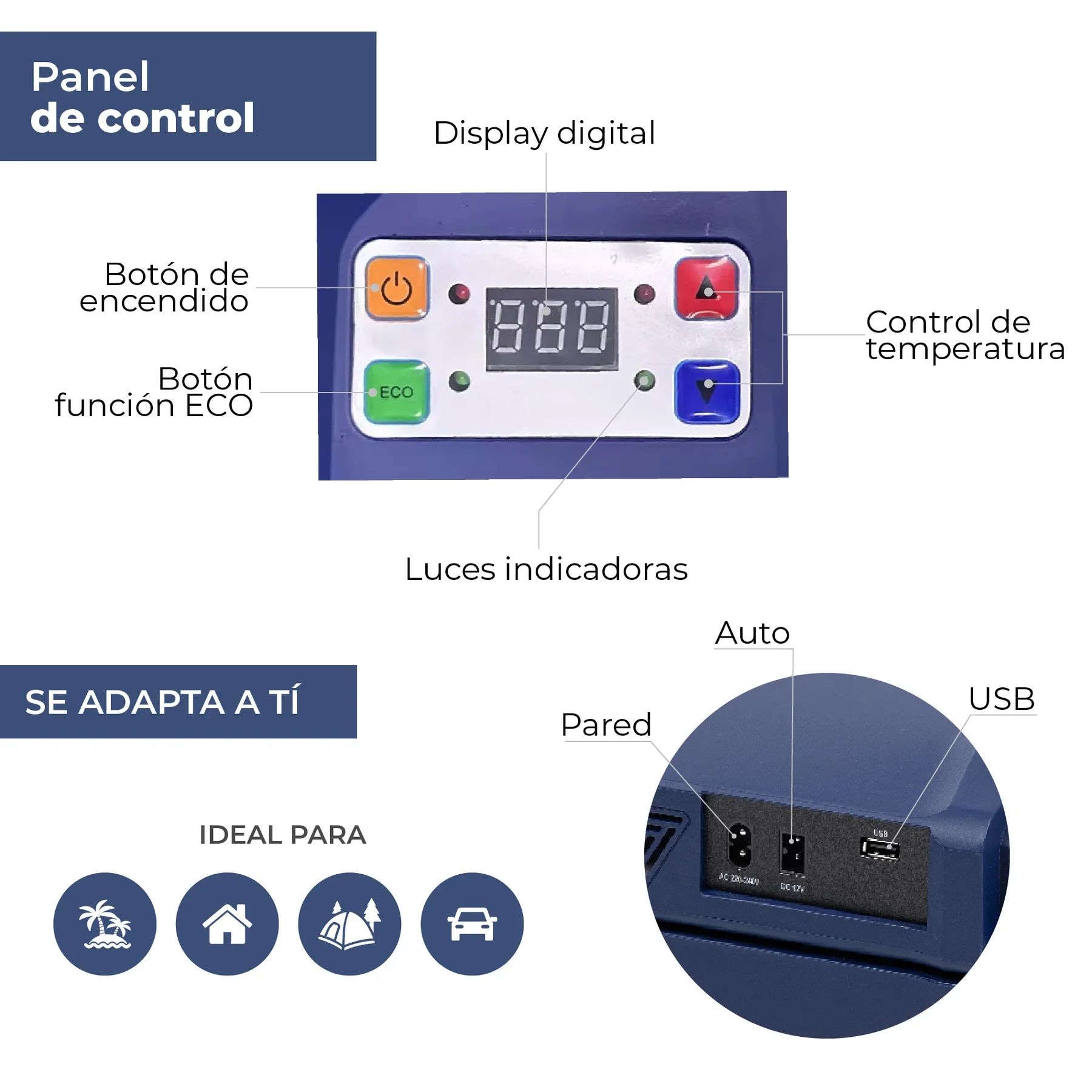 Cooler Eléctrico Queulat Azul - Image 6
