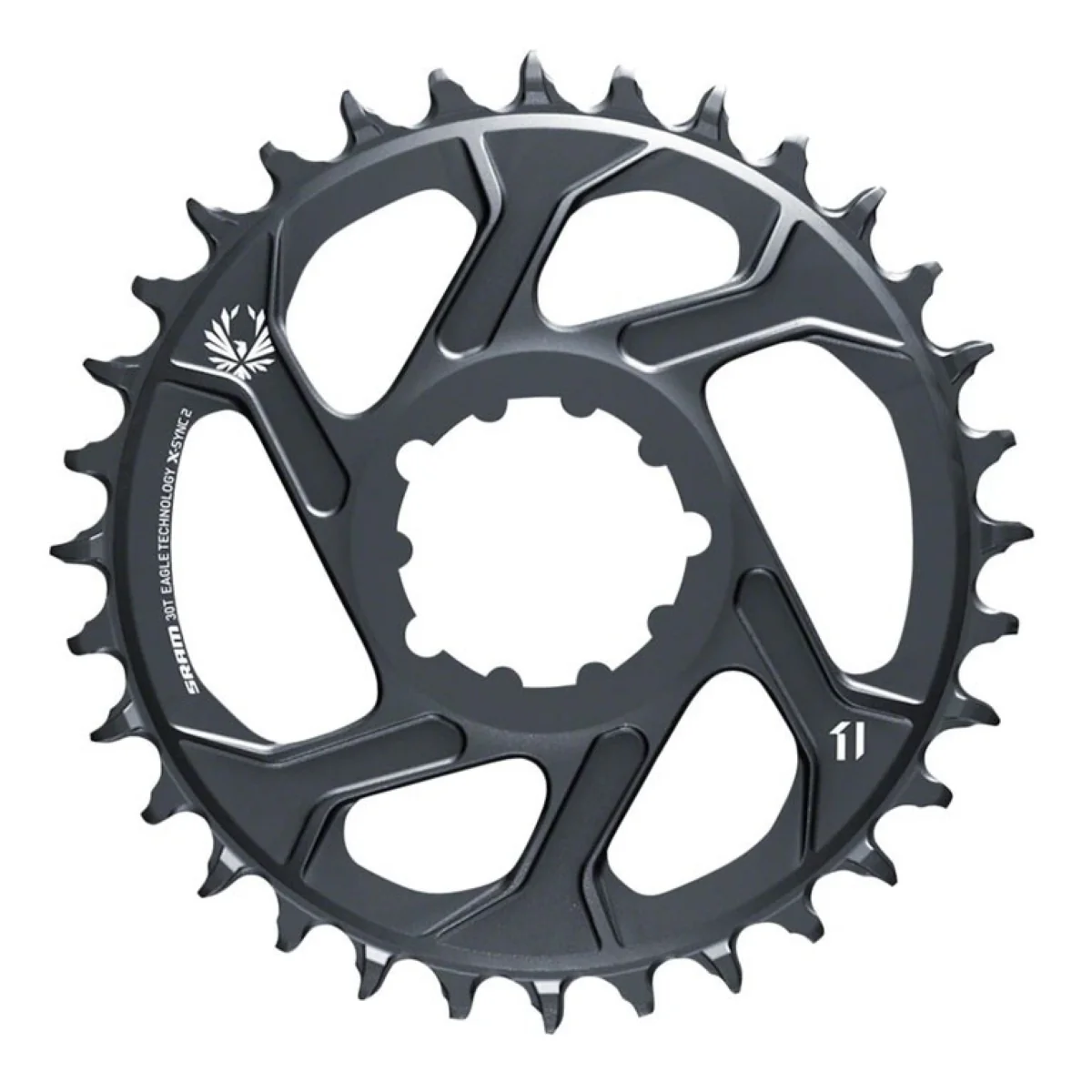 Corona SRAM Eagle X-Sync 2 C1 DM3 6mm Offset Aluminio Forjado Frío Lunar GX 32T