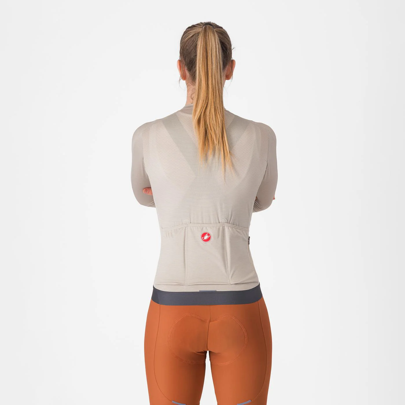 Cortaviento Castelli Espresso W Vest Manga Larga Silver Moon Mujer - Image 3