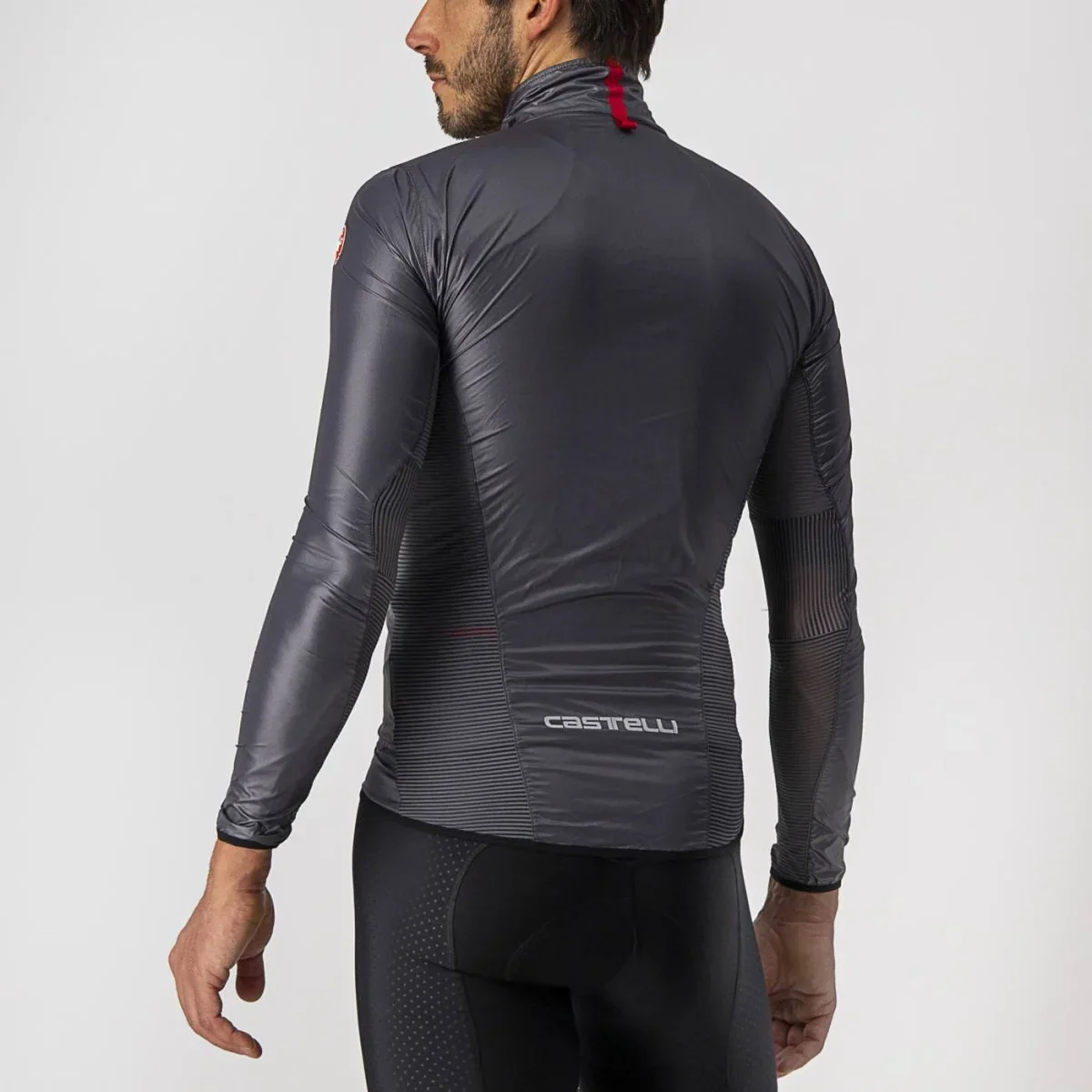 Cortaviento Castelli Aria | Gris - Image 6