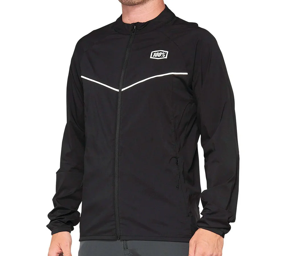 Cortavientos Corridor Windbreaker Black | 100 Percent