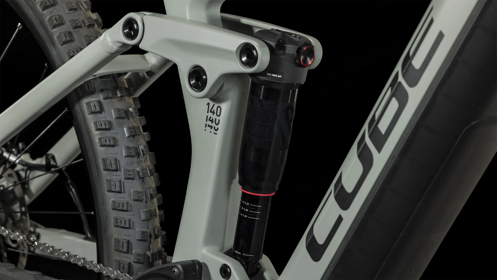Cube Bicicleta Electrica Enduro Stereo Hybrid 140 HPC Pro 750 Gris Negro - Image 5