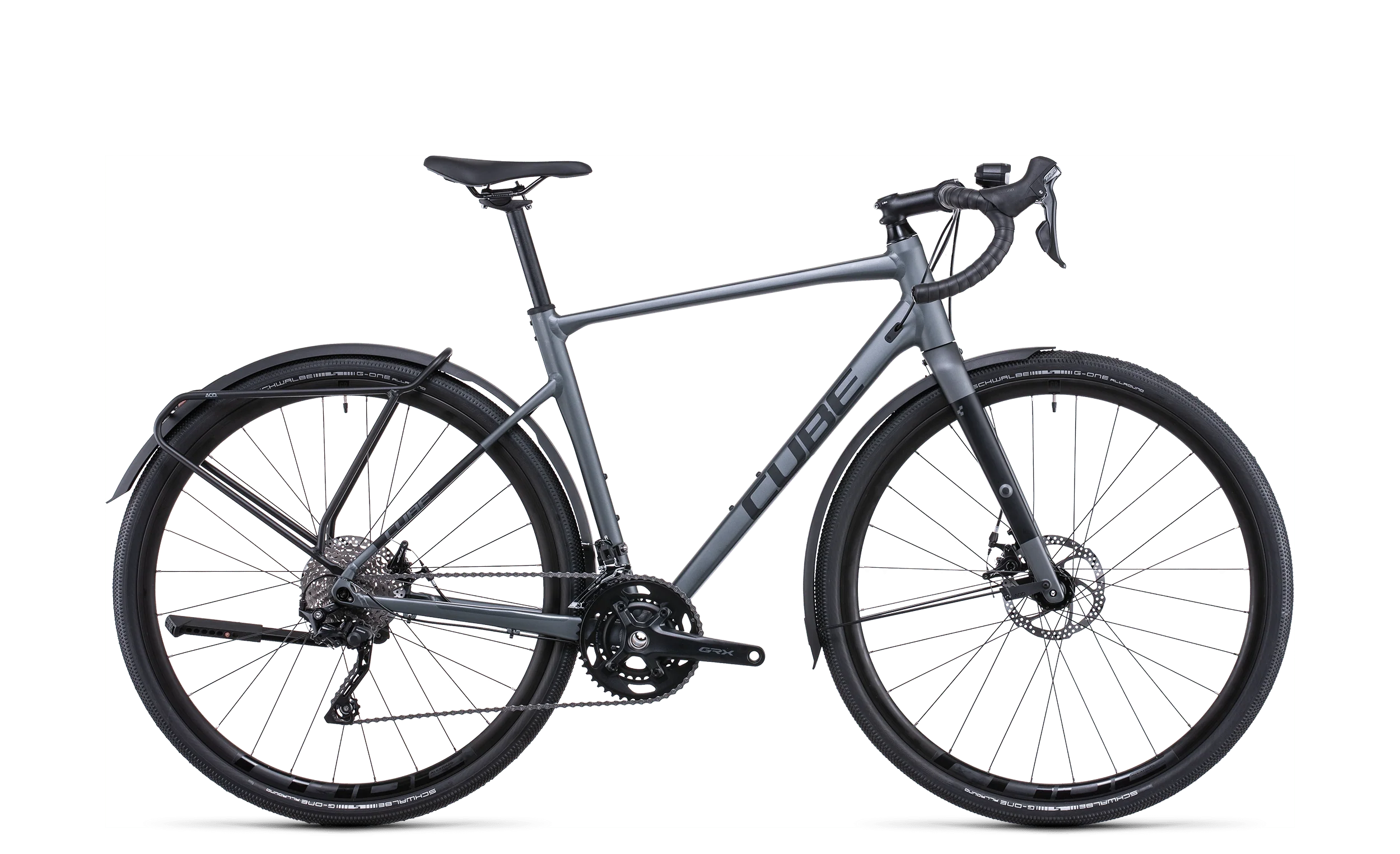 Bicicleta Gravel Cube Nuroad Pro FE Gris Negro