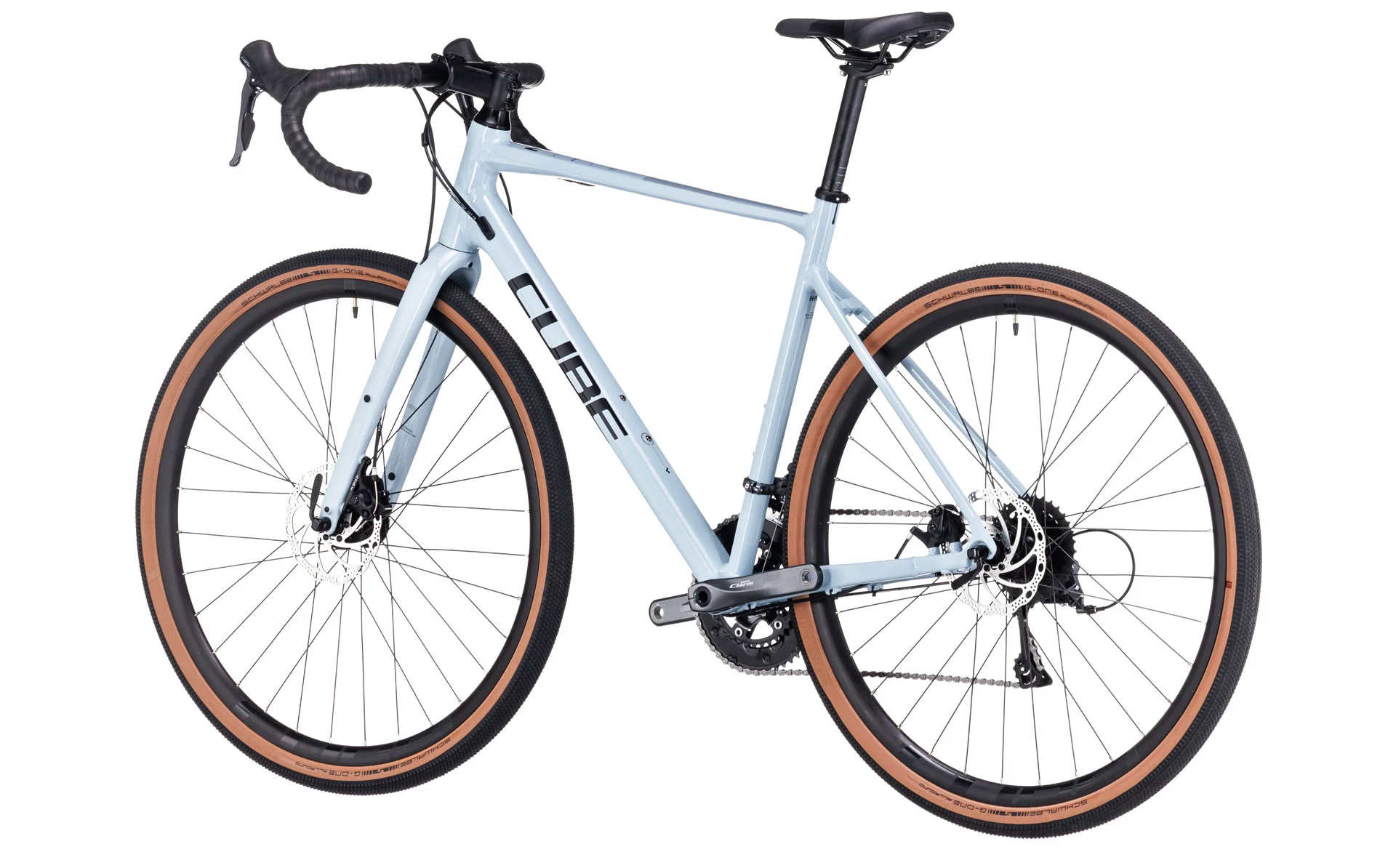 Bicicleta Ruta Gravel Cube Nuroad Aro 700c Gris Cielo - Image 3