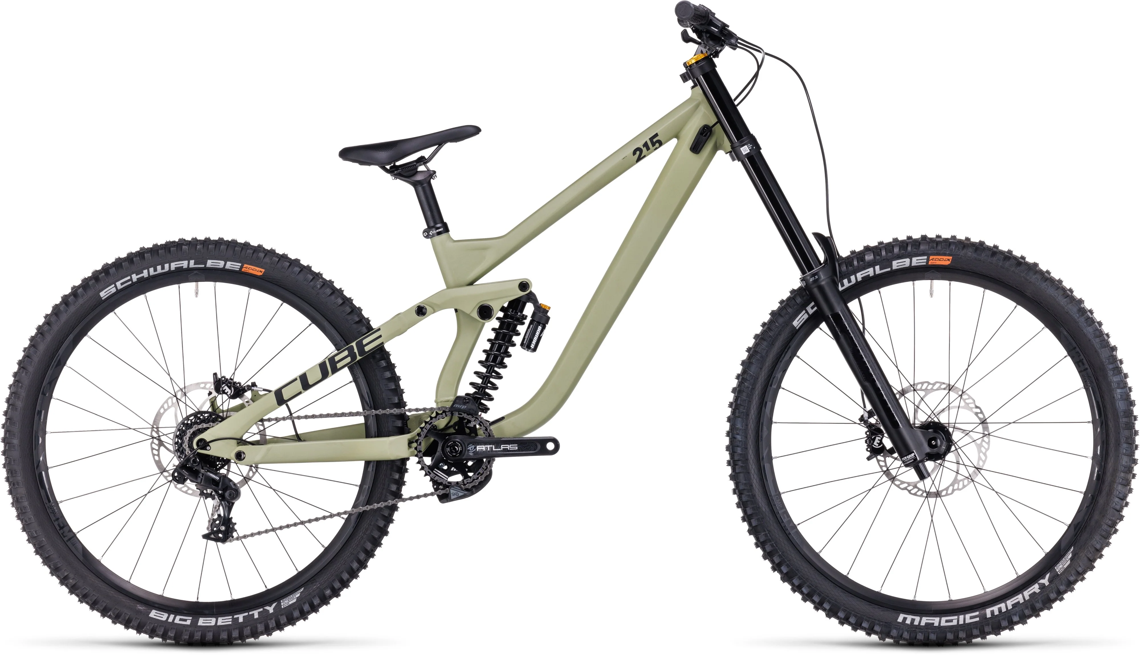 Bicicleta Enduro DH Cube TWO15 Race 27.5 Verde Olivo Claro