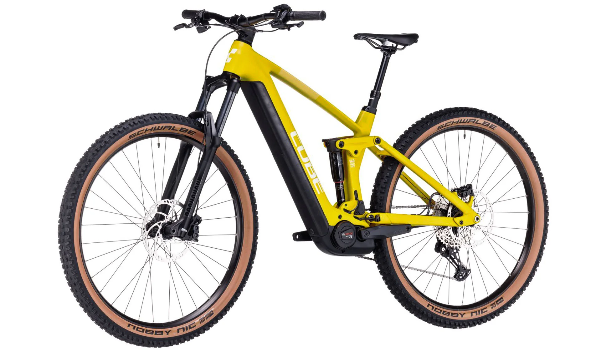 Bicicleta Electrica Enduro Cube Stereo Hybrid 140 HPC Pro 750 Aro 29 Amarilo - Image 4