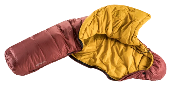 Deuter Saco De Dormir Astro 300 / Zip Left Redwood-Curry - Image 2