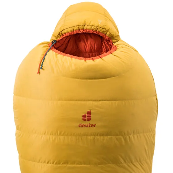 Deuter Saco De Dormir Astro Pro 1000 El / Zip Left Turmeric-Redwood - Image 3
