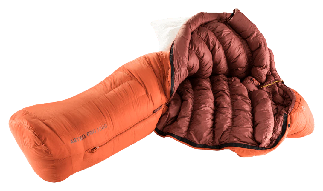 Deuter Saco De Dormir Astro Pro 1000 SL / Zip Left Paprika-Redwood - Image 2