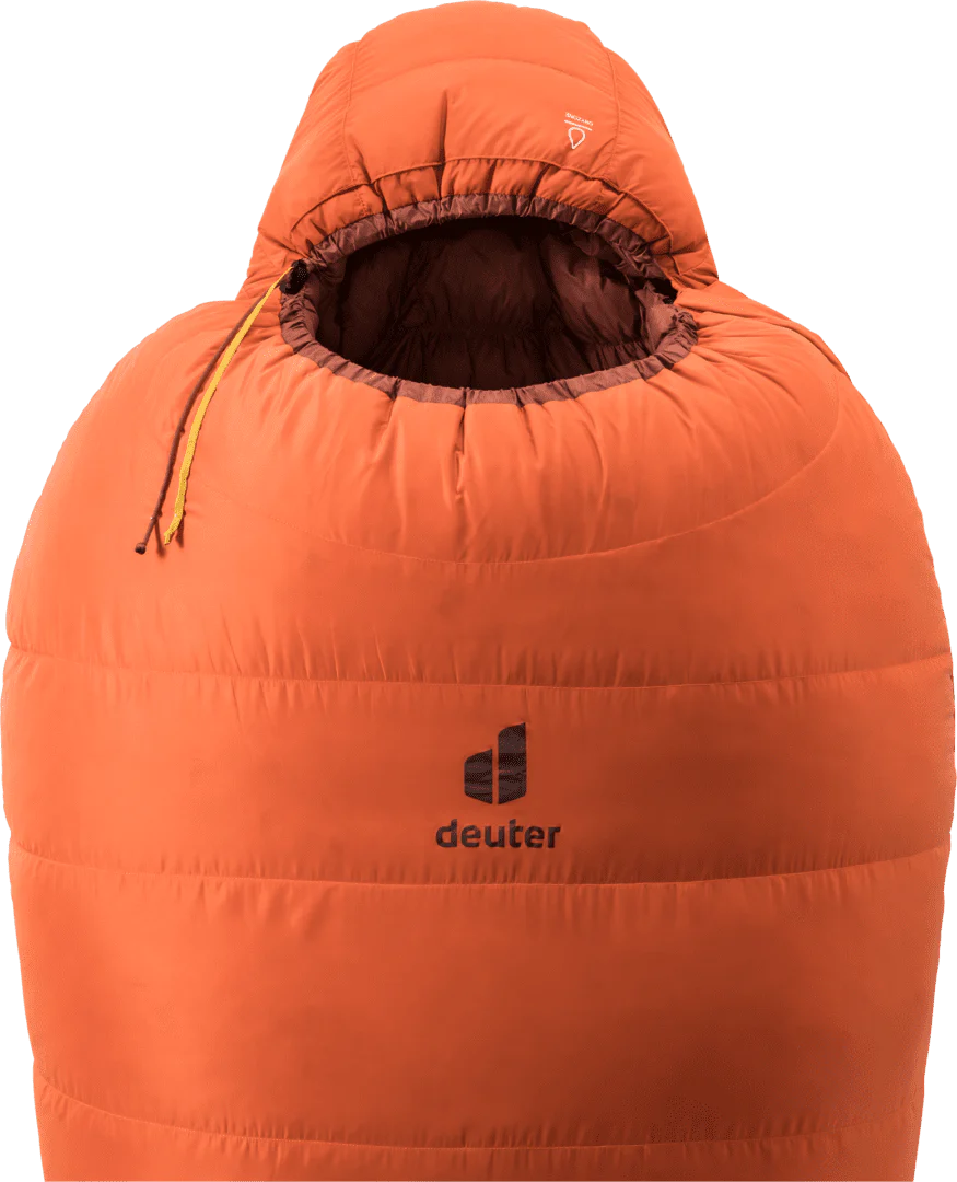 Deuter Saco De Dormir Astro Pro 1000 SL / Zip Left Paprika-Redwood - Image 4