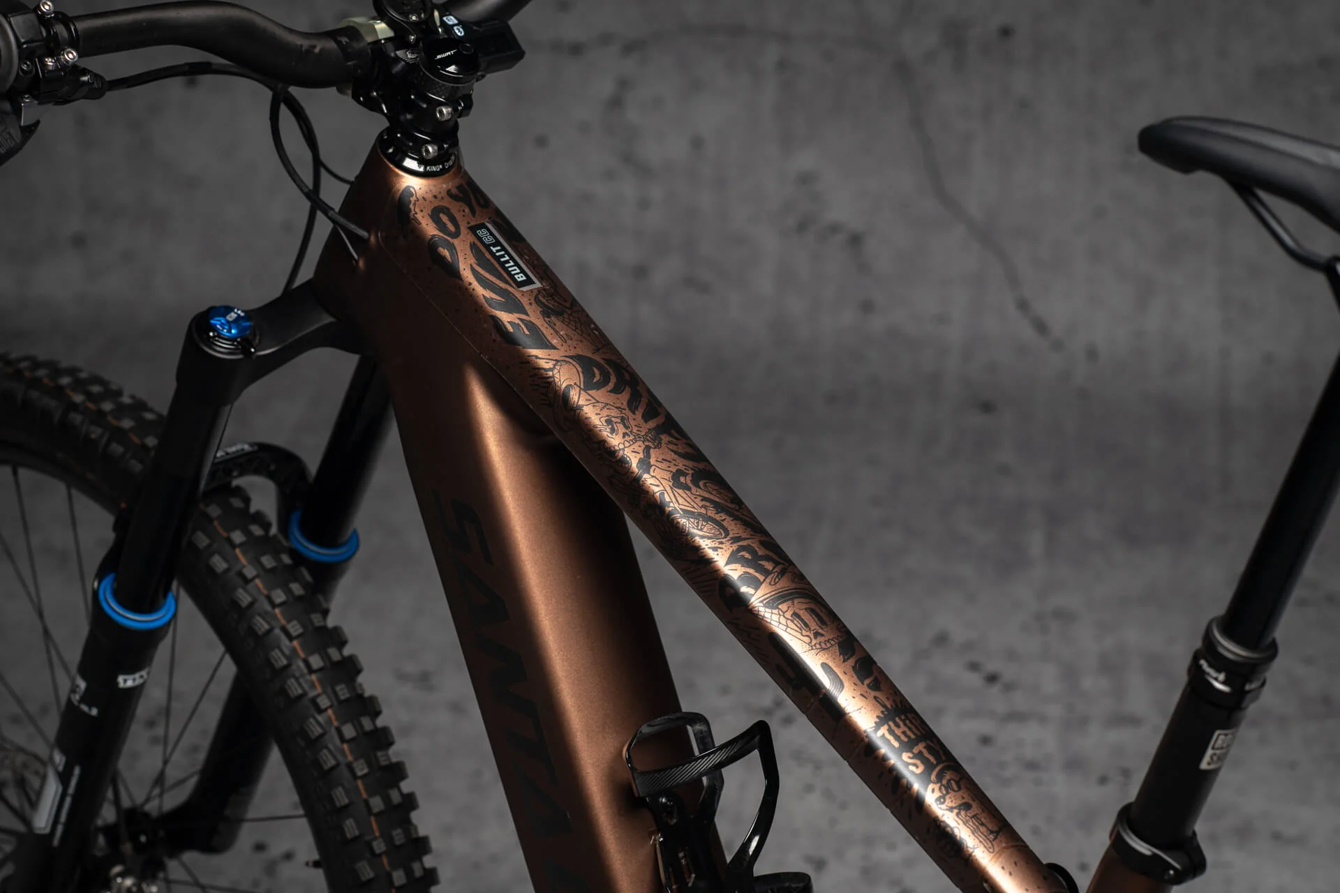 Dyedbro Protector Cuadro Bicicleta Pro Full E-Bike Fluor
