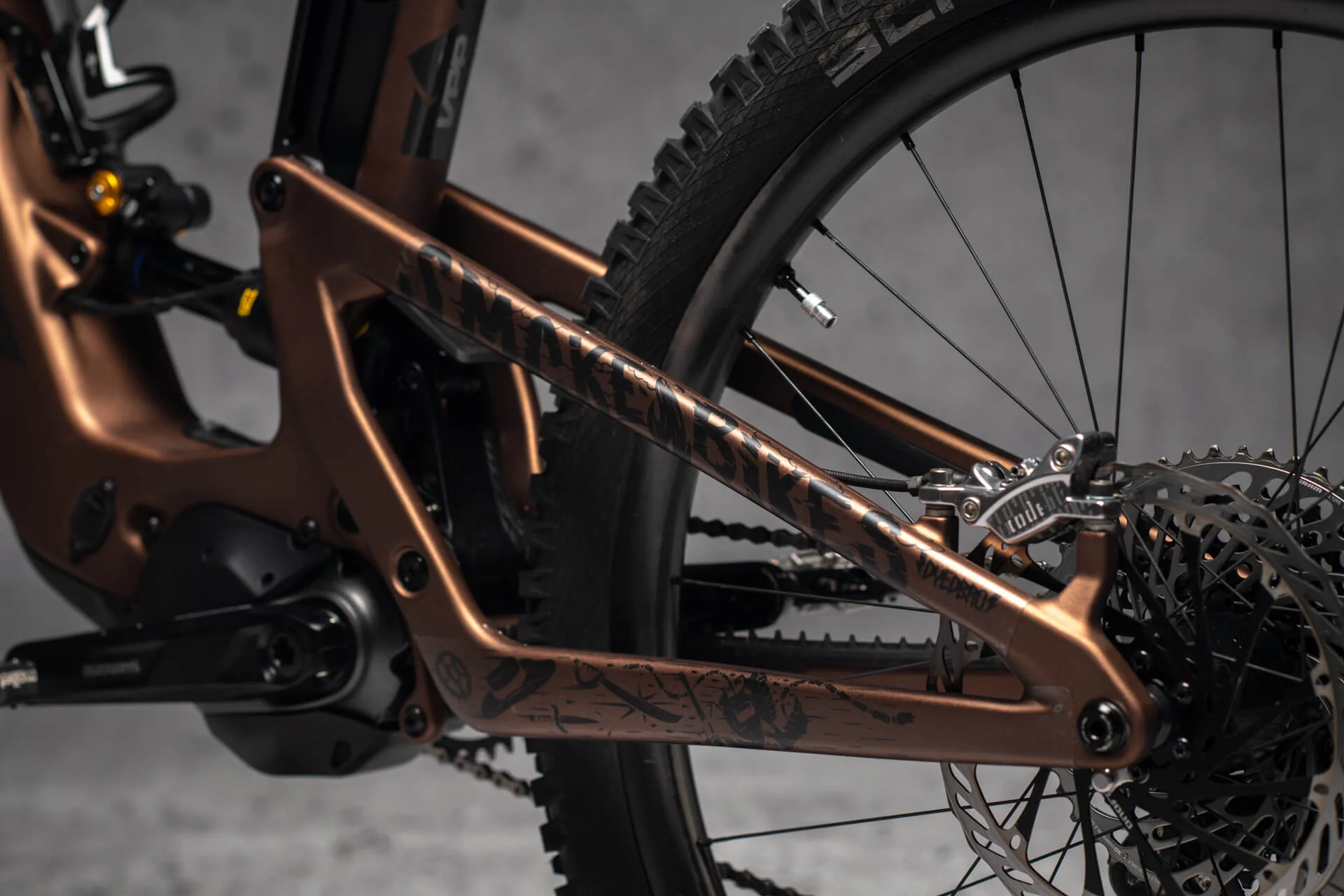 Dyedbro Protector Cuadro Bicicleta Pro Full E-Bike Fluor - Image 4