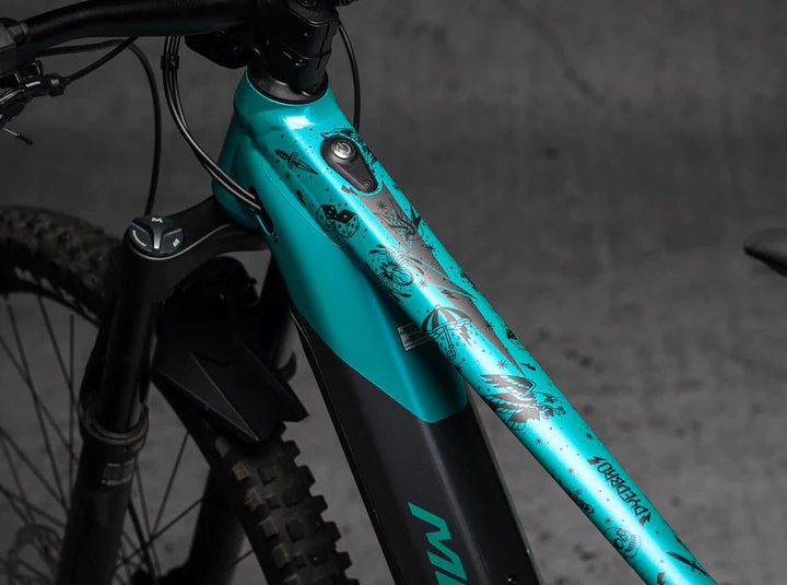 Dyedbro Protector Cuadro Bicicleta Pro Full E-Bike Old School Tattoo