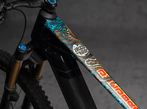 Dyedbro Protector Cuadro Bicicleta Pro Full E-Bike RRR Negro