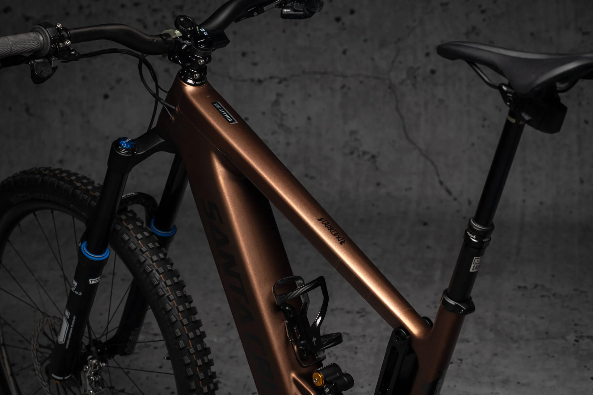 Dyedbro Protector Cuadro Bicicleta Pro Full E-Bike Transparente
