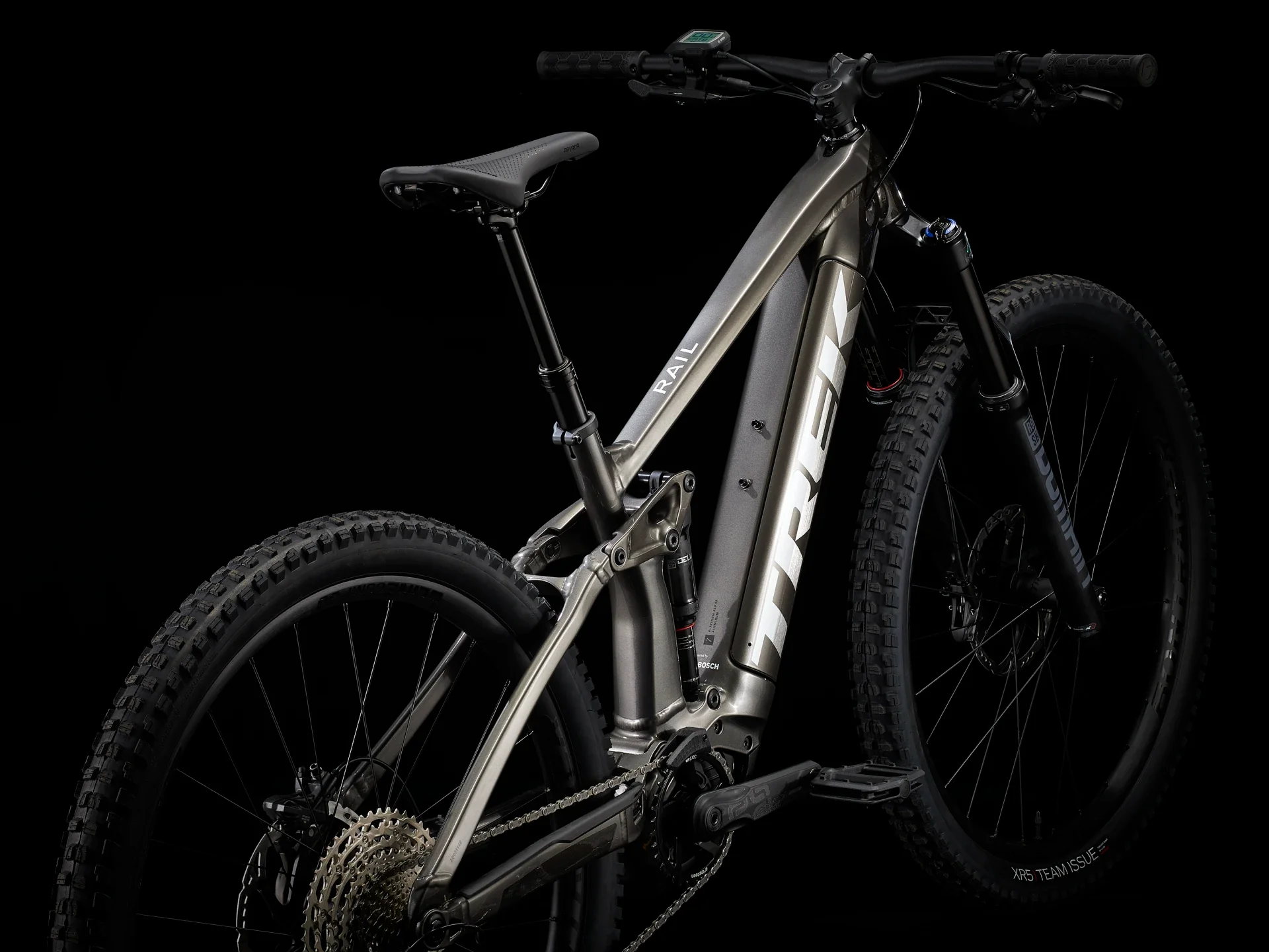 E-Bike MTB Trek Rail 7 Gris Negro 2da Gen - Image 3