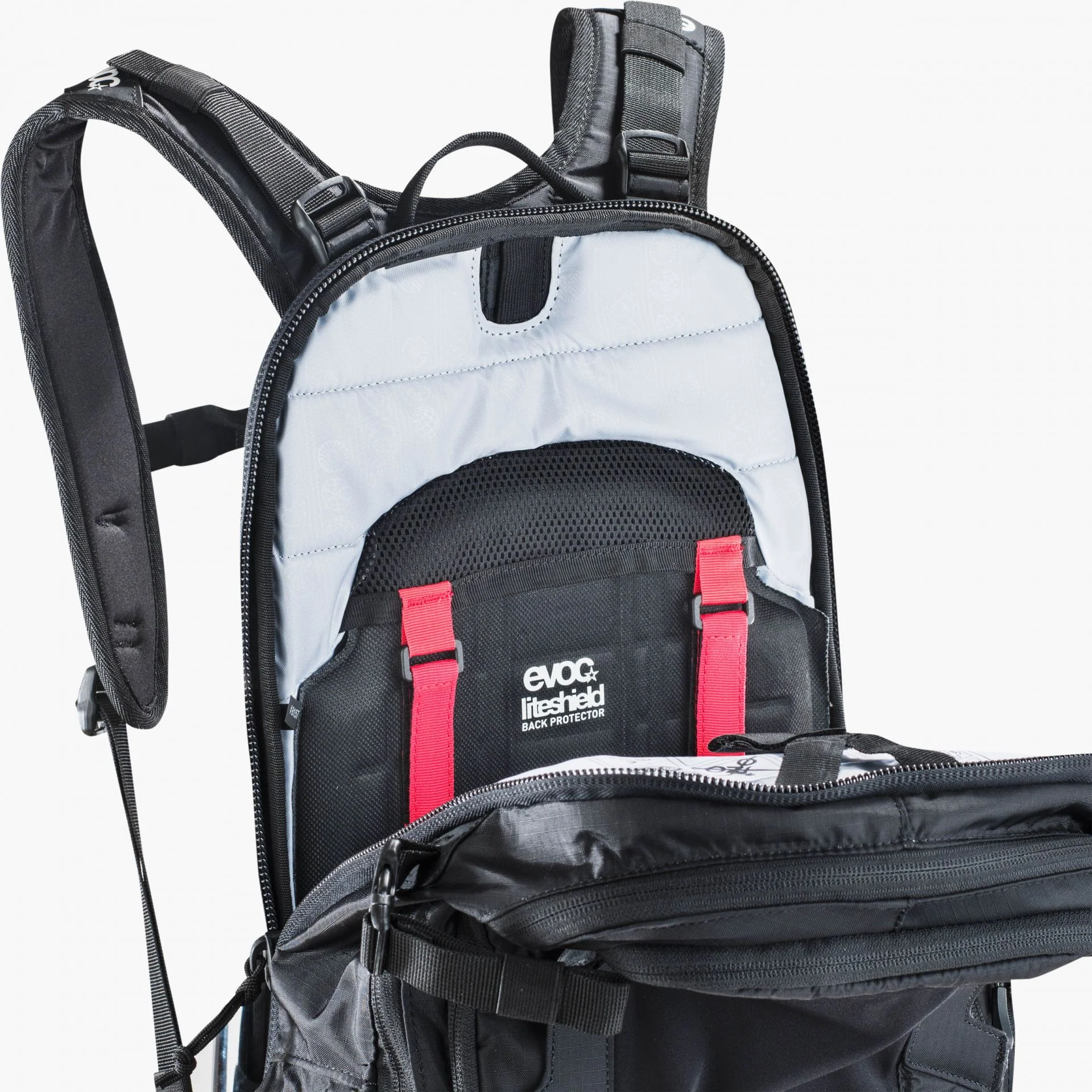 Evoc Mochila FR Trail 20 -Blk/ Wht M/L - Image 3