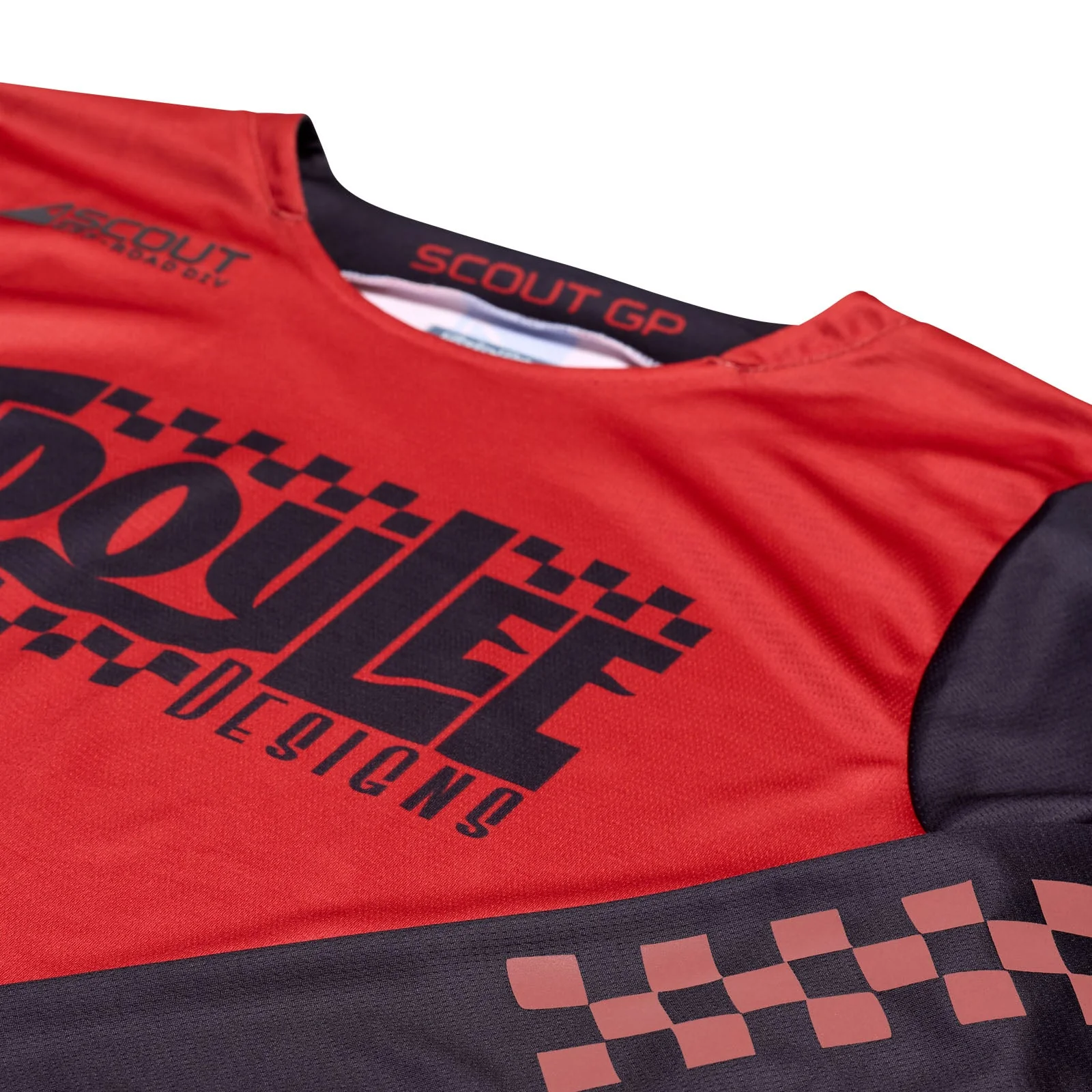 Troy Lee Designs Polera de Moto Scout GP Big Lee Black / Burnt Orange - Image 5