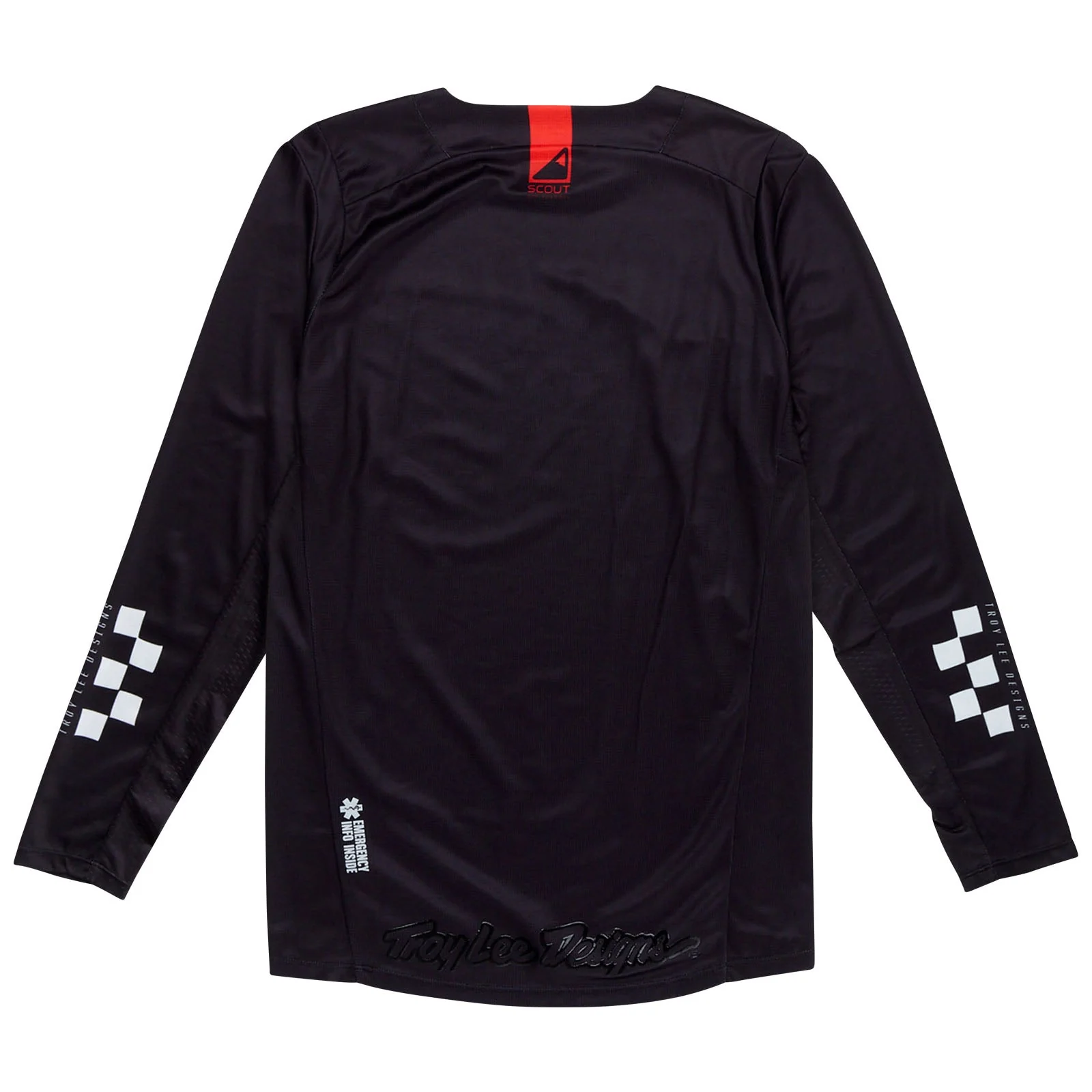 Troy Lee Designs Polera de Moto Scout GP Ripper Negra - Image 2