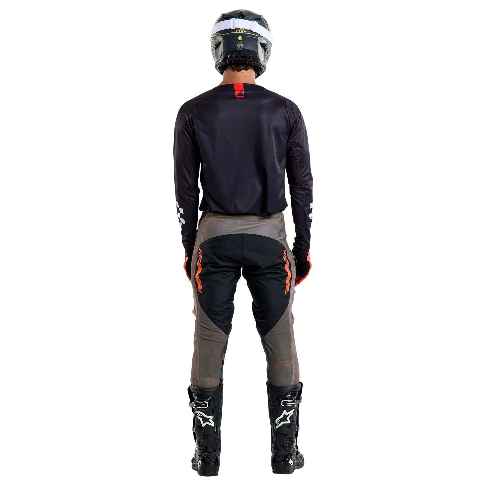 Troy Lee Designs Polera de Moto Scout GP Ripper Negra - Image 9