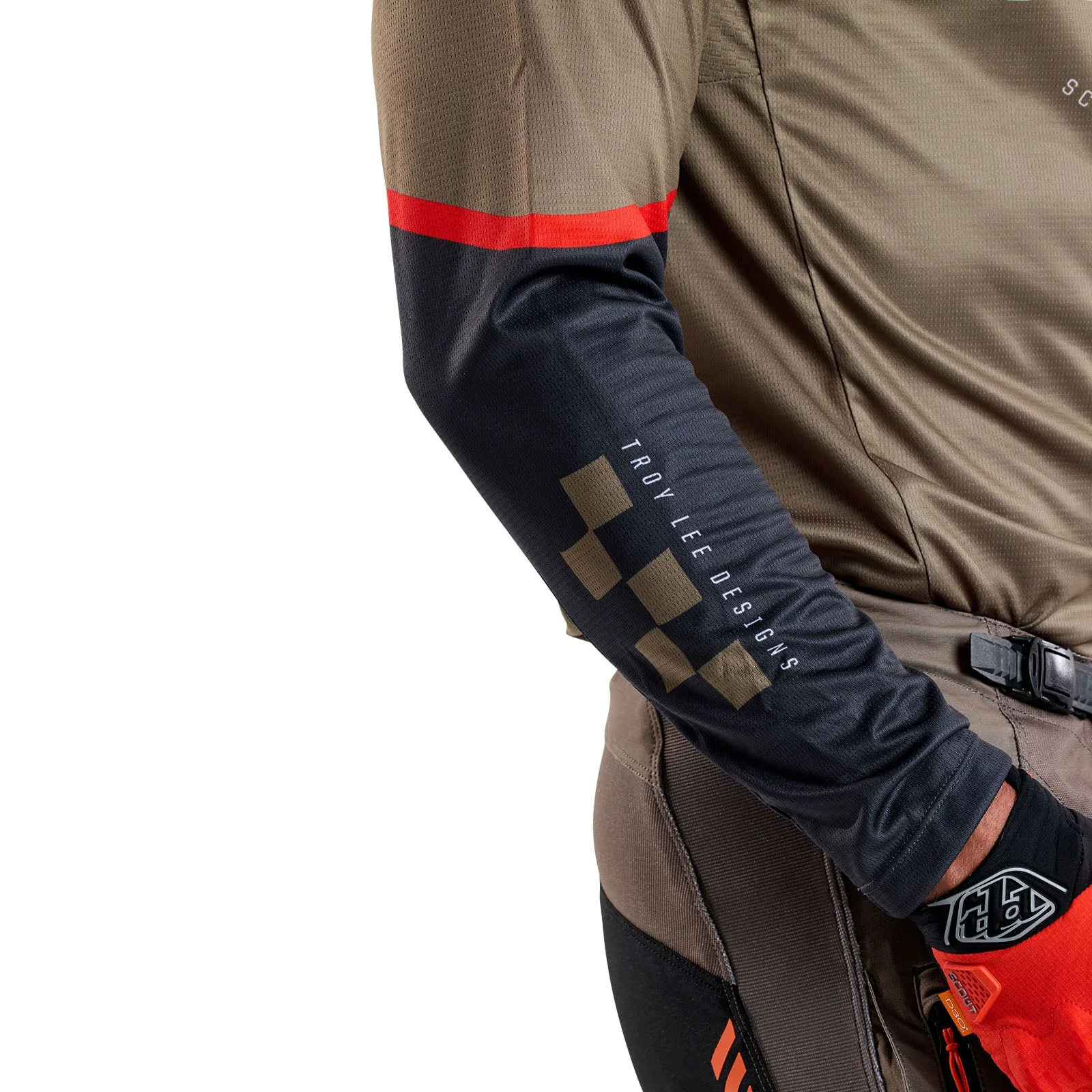 Troy Lee Designs Polera de Moto Scout GP Ripper Tarmac - Image 12
