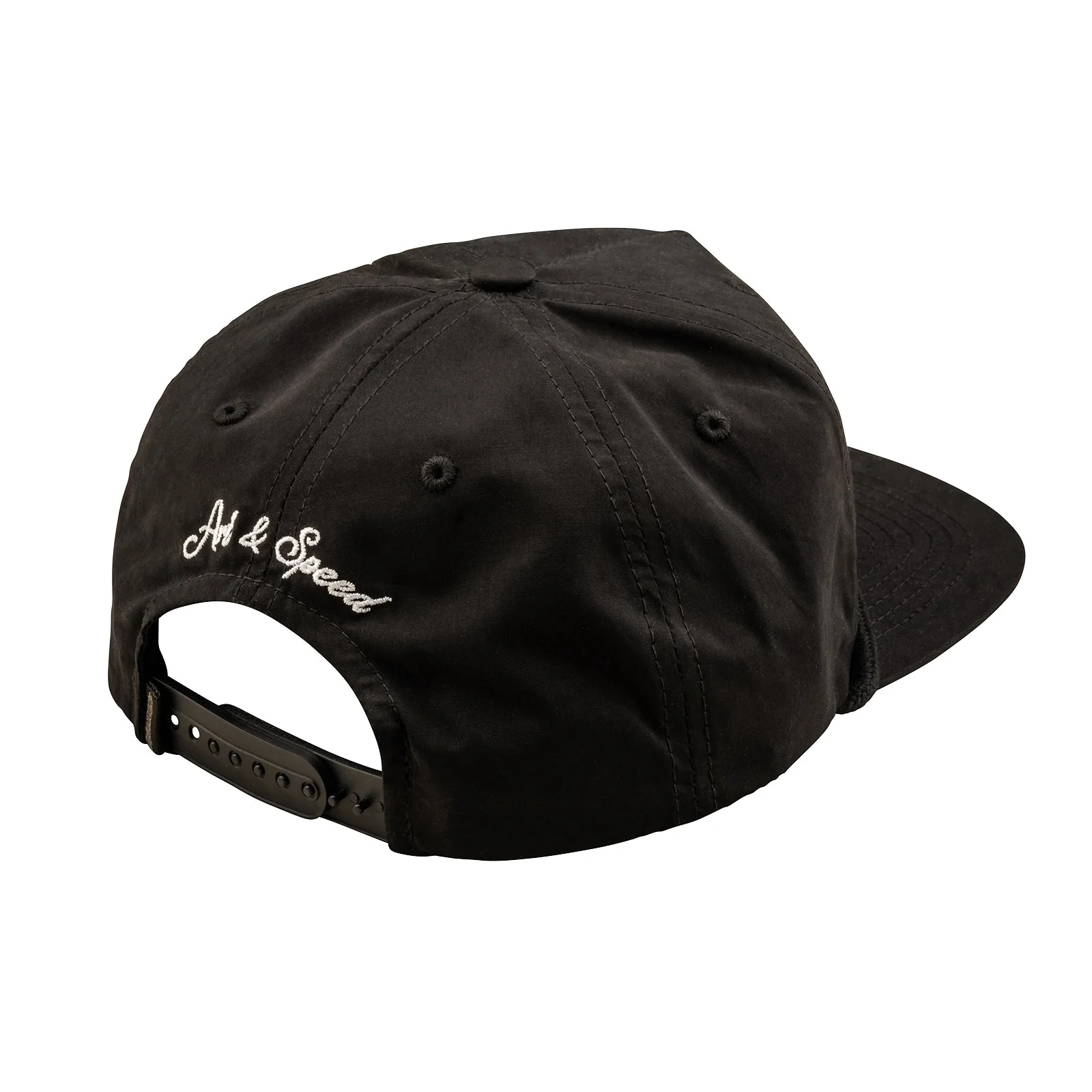 Troy Lee Designs Jockey Unstructured Snapback Worldwide Negro - Image 2