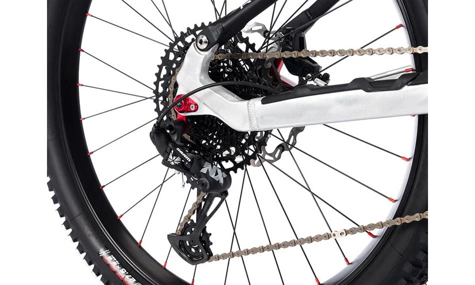 Fantic Bicicleta Eléctrica XEF 1.9 Race Blanco/Rojo - Image 7