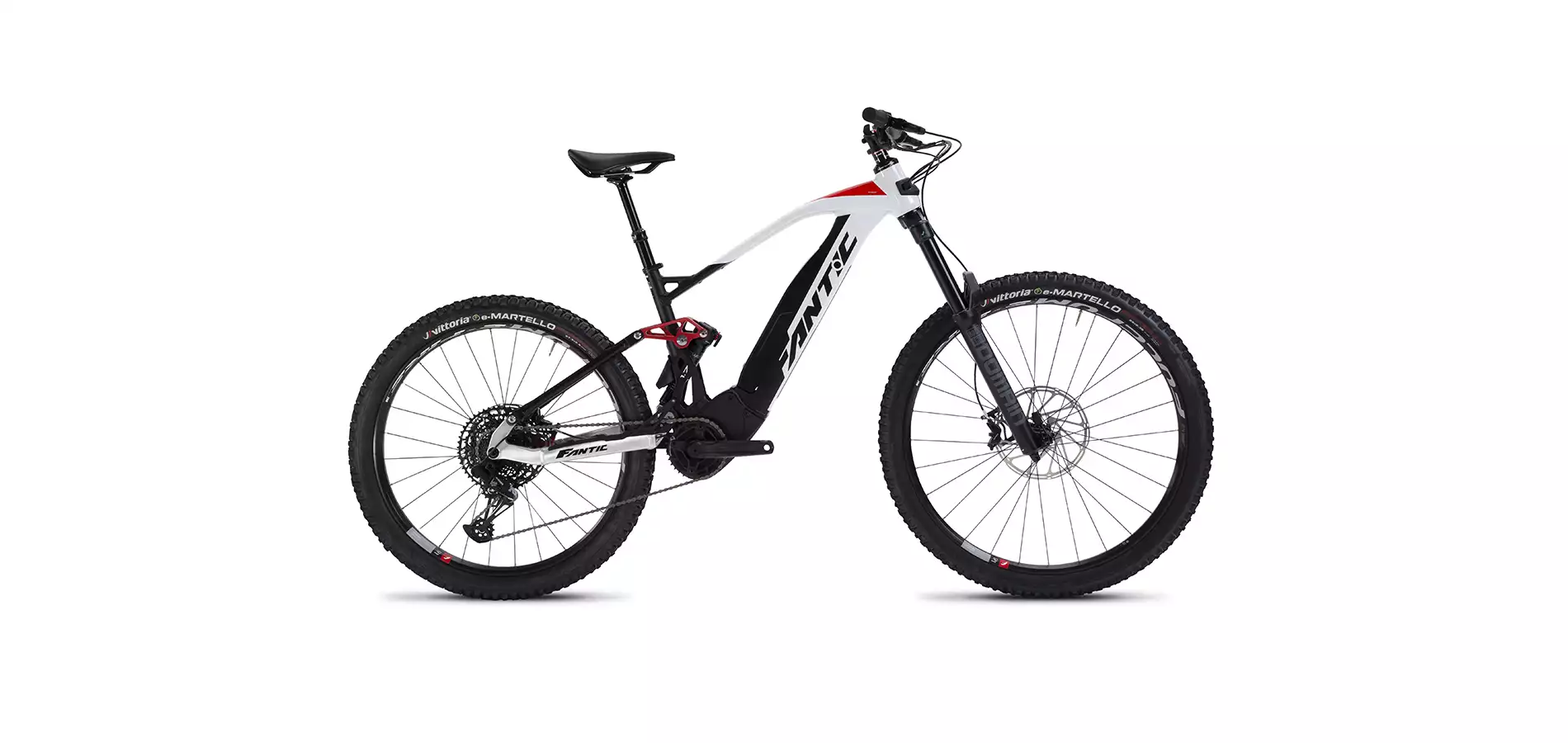 Fantic Bicicleta Electrica XMF 1.7 Blanco/Rojo