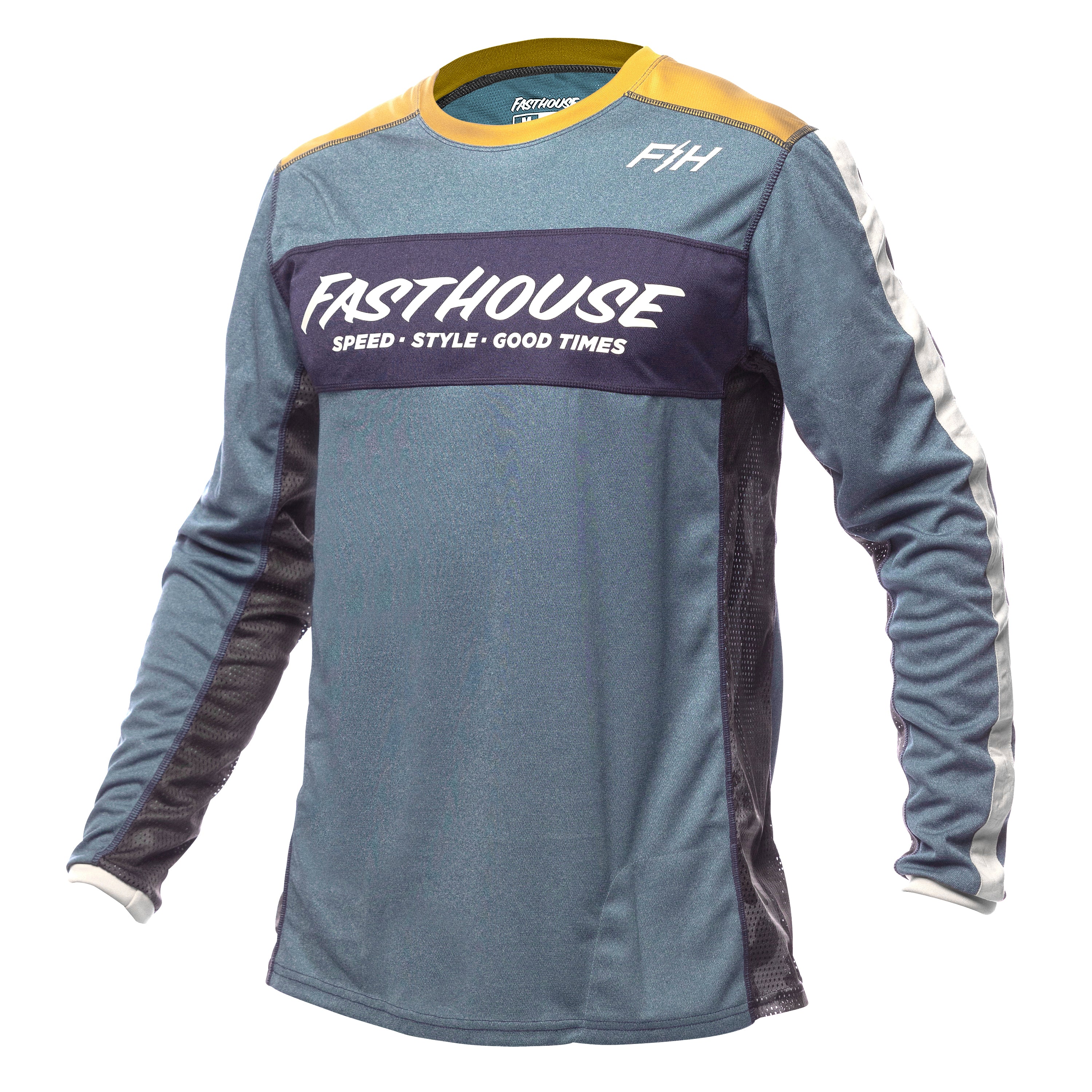 FastHouse Jersey Classic Acadia LS Heather Indigo