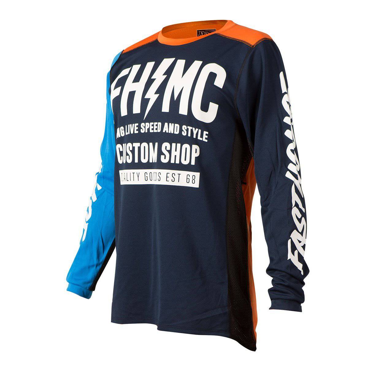 Fasthouse - Polera Bicicleta Long Live Mc Bl/Or