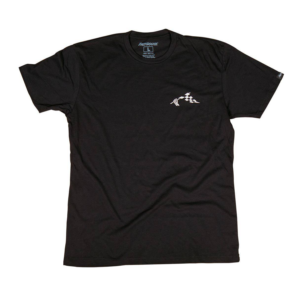 Fasthouse - Polera de Vestir Bones Negra
