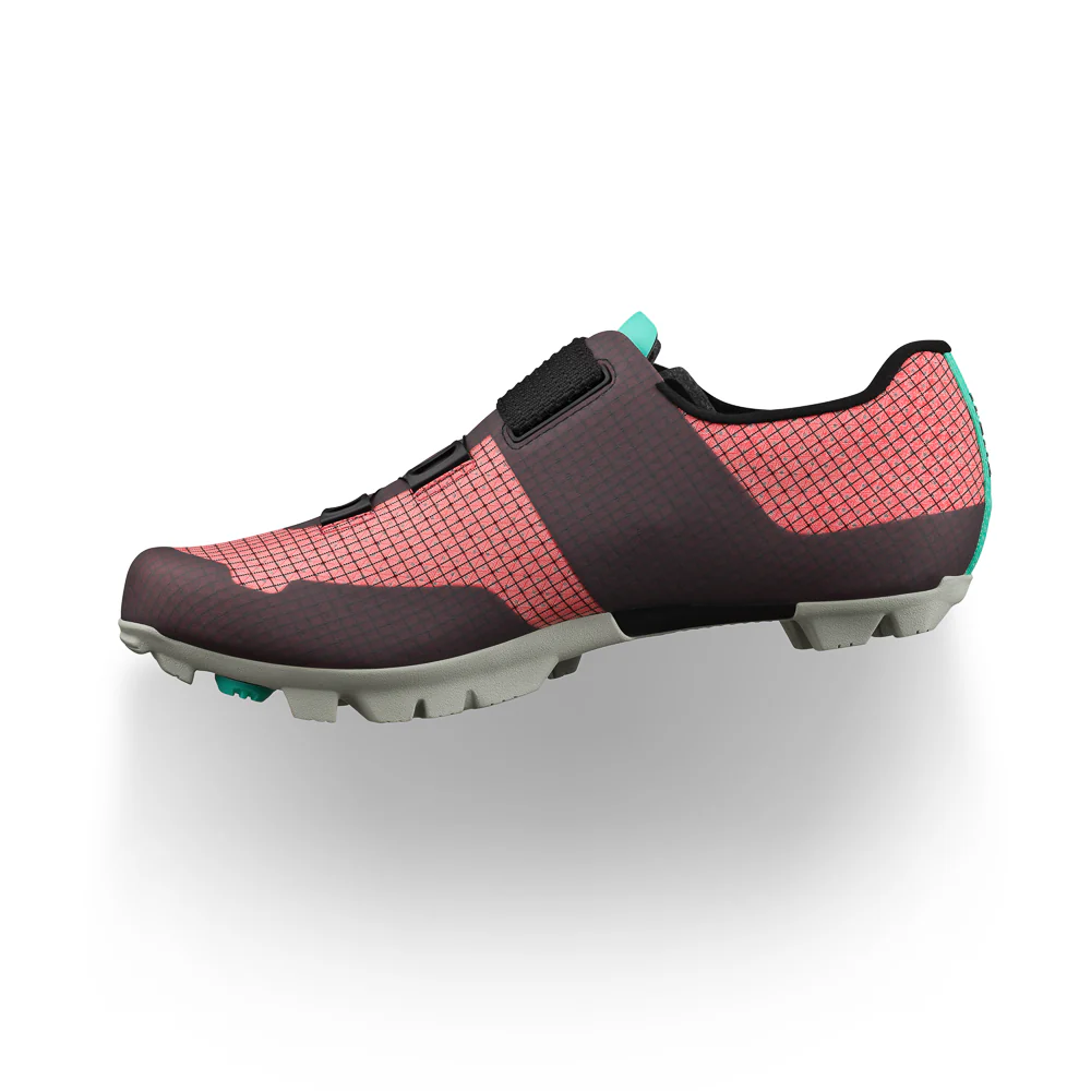 FIZIK Zapatillas de Bicicleta Vento Ferox Carbon | Rojo-Turquesa - Image 4