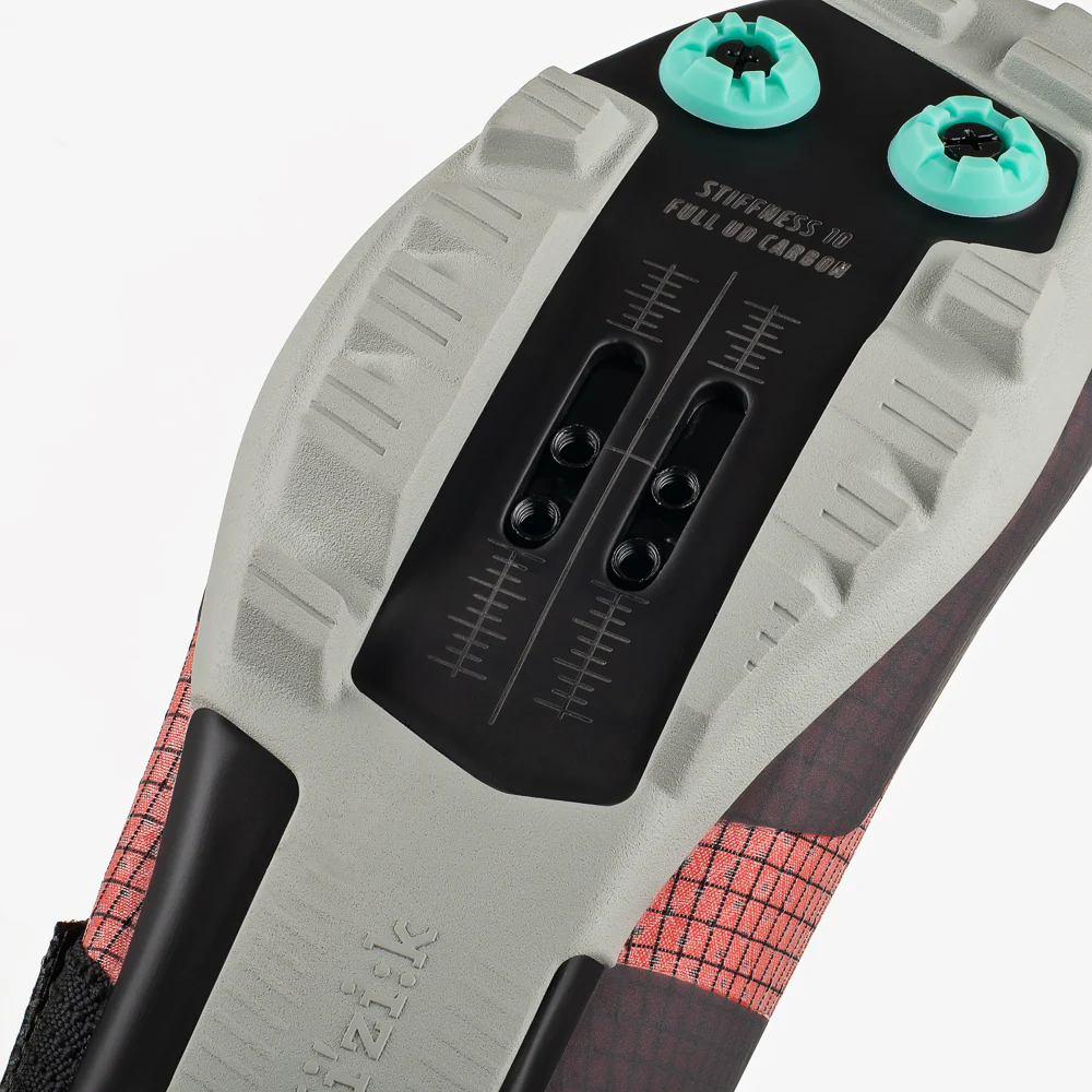 FIZIK Zapatillas de Bicicleta Vento Ferox Carbon | Rojo-Turquesa - Image 5