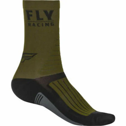 Fly Racing Calcetines Fly Factory Rider Green/Black/Grey - Image 2