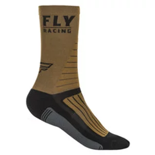 Fly Racing Calcetines Fly Factory Rider Khaki/Black/Grey Sm/Md - Image 2