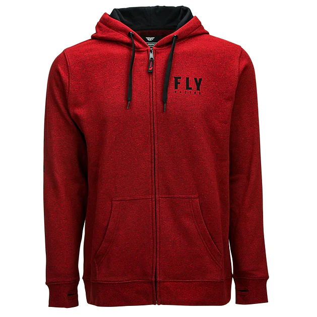 Fly Racing Poleron Fly Logo Zip Up Red