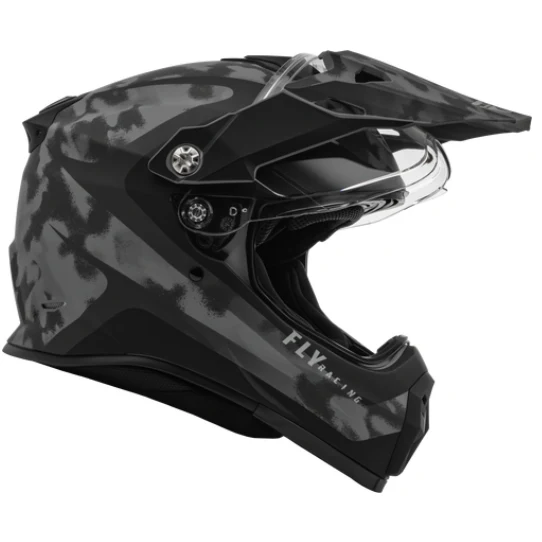 Fly Racing Trekker Pulse Helmet Grey/Black Camo - Image 5