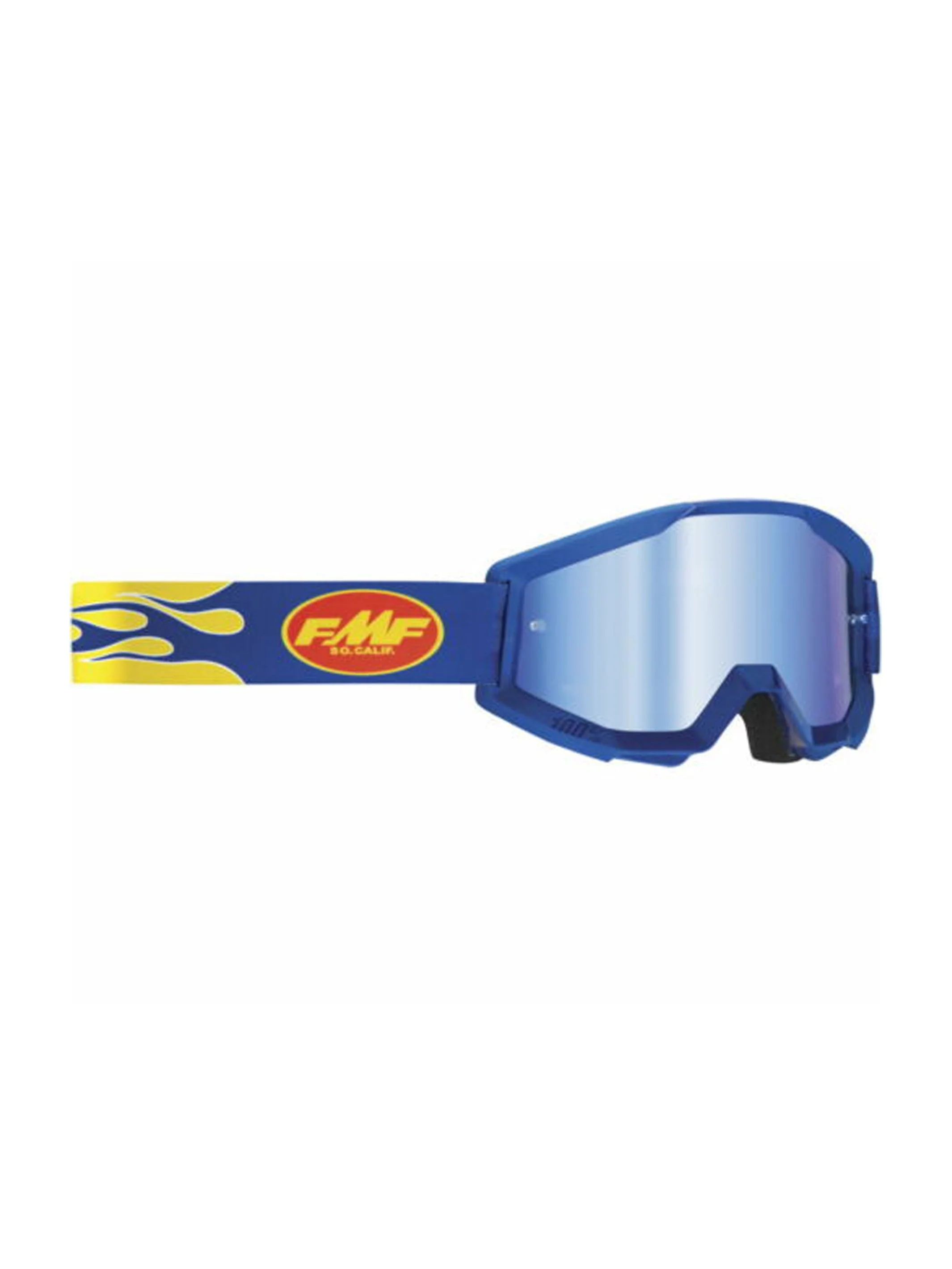 FMF Antiparra Powercore Llamas Azul Mica Mirror