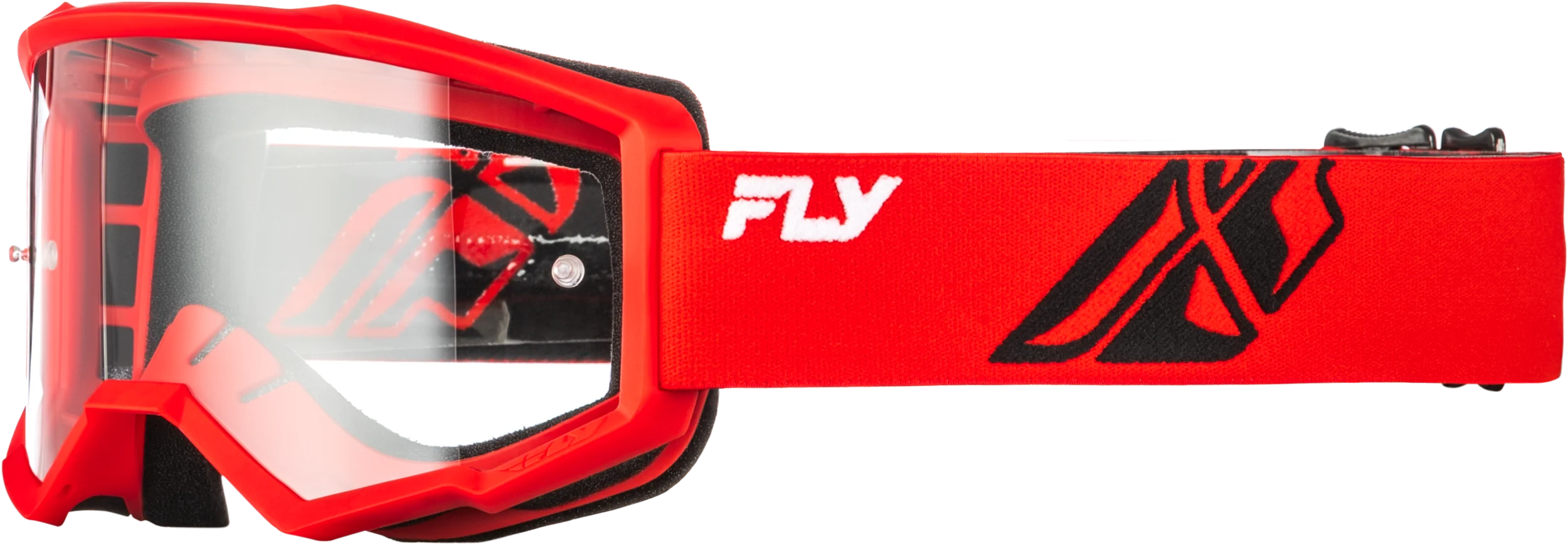 Focus Goggle Red/Black W/ Clear Lens