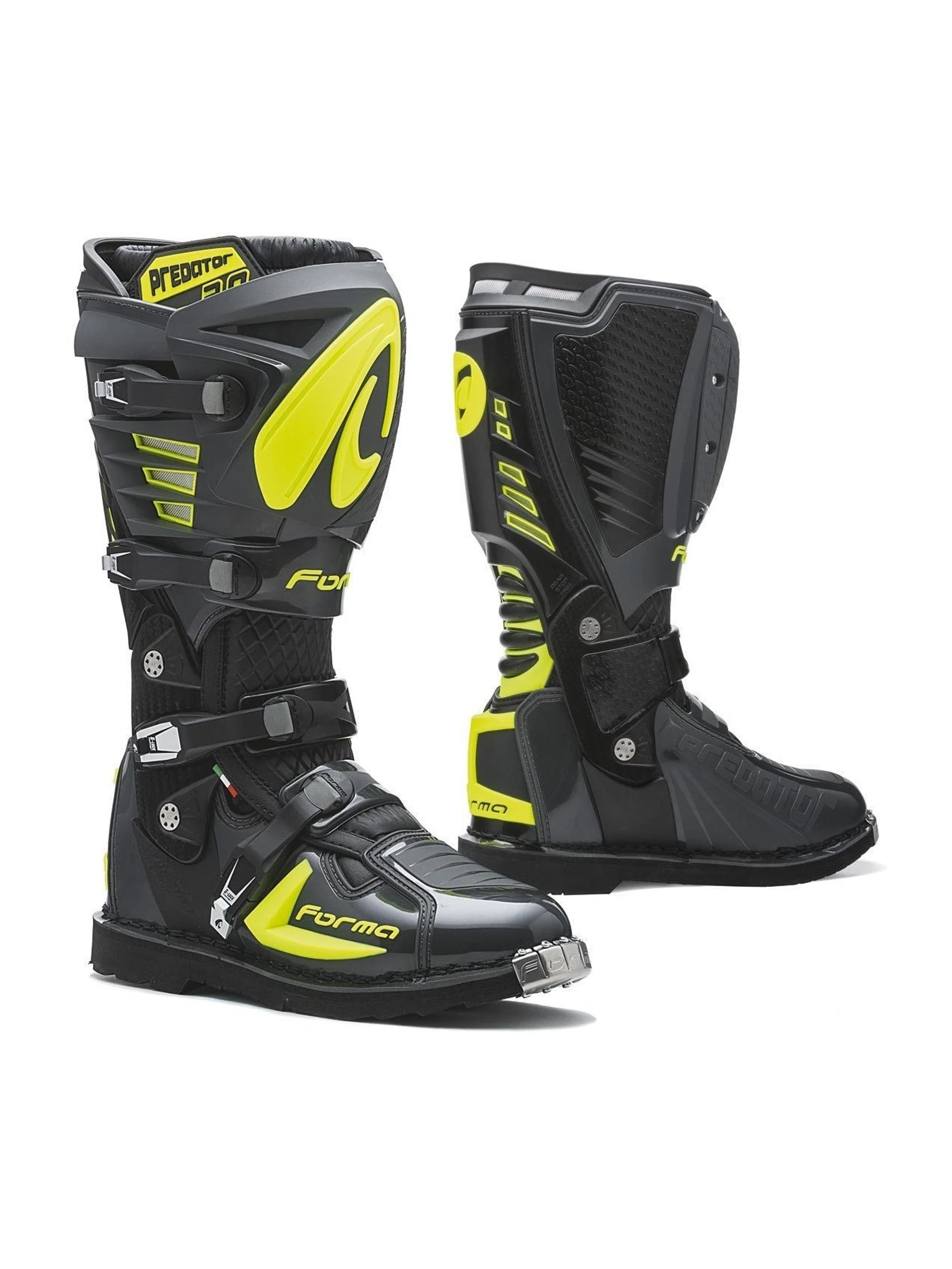 Forma Botas De Motocross y Enduro Predator 2.0 Negro / Anthracite