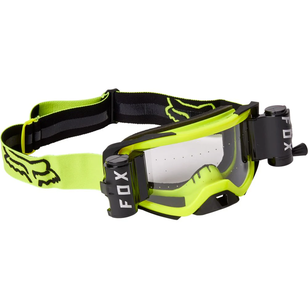 FOX Antiparra Moto Air Space Stray Roll Off Amarillo