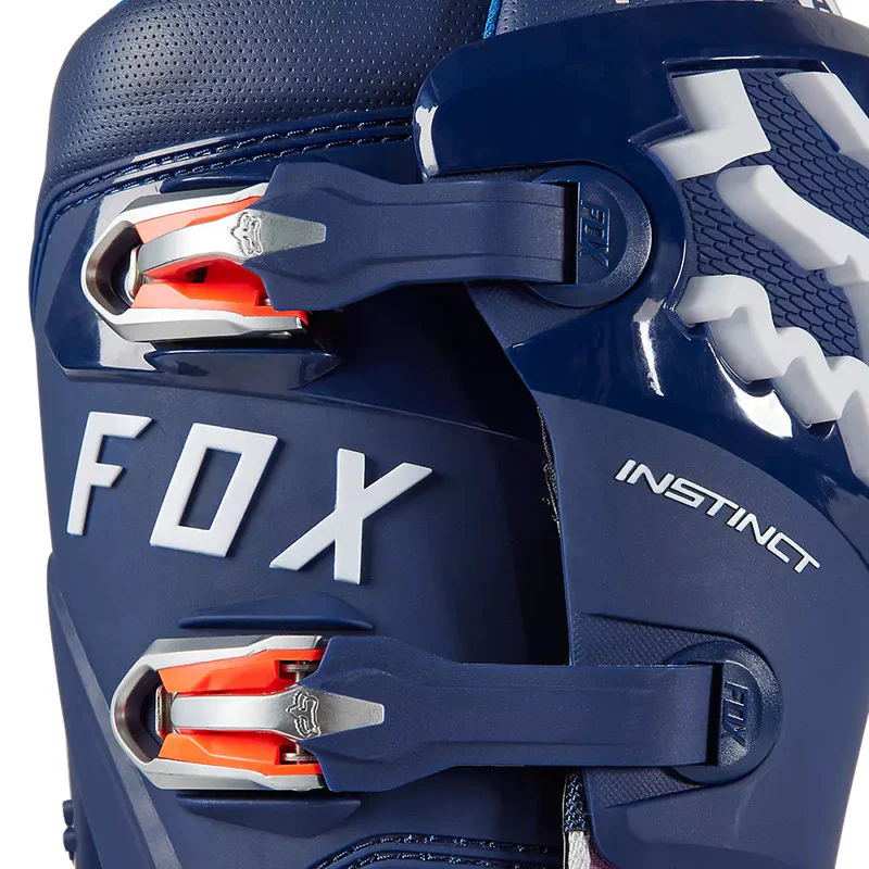 FOX Botas Moto Instinct Ryvr Edicion Limitada Blanco/Azul/Rosado - Image 10