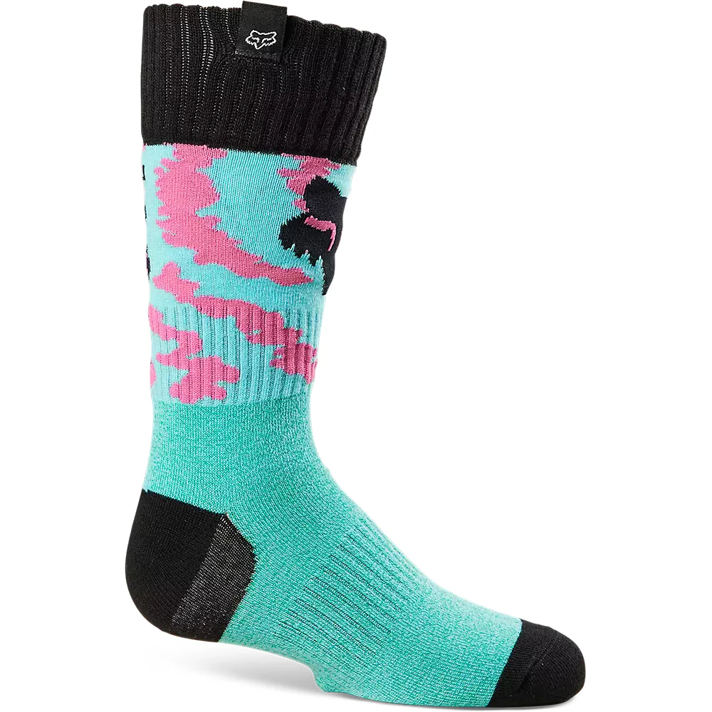 FOX Calcetines Moto Niño 180 Nukrl Celeste/Rosado