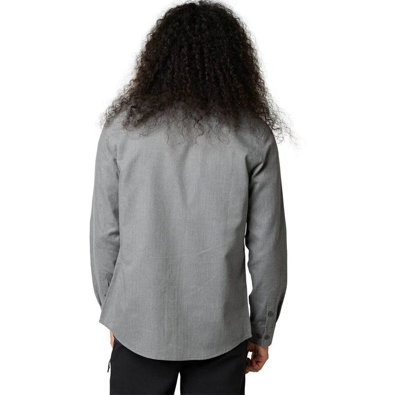 FOX Camisa Lifestyle Assembly Line Gris - Image 3