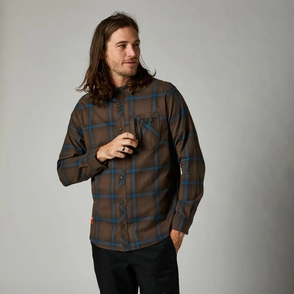 FOX Camisa Lifestyle Gamut Stretch Gris - Image 3