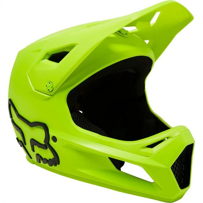 FOX Casco Bicicleta Niño Rampage Amarillo