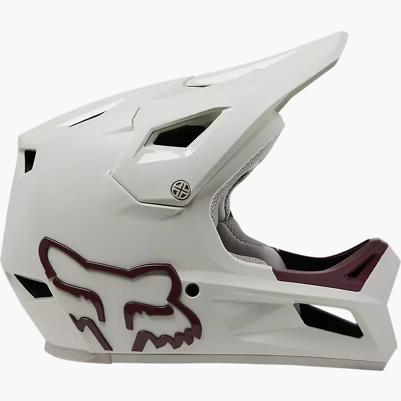 FOX Casco Bicicleta Niño Rampage Blanco Vintage - Image 2